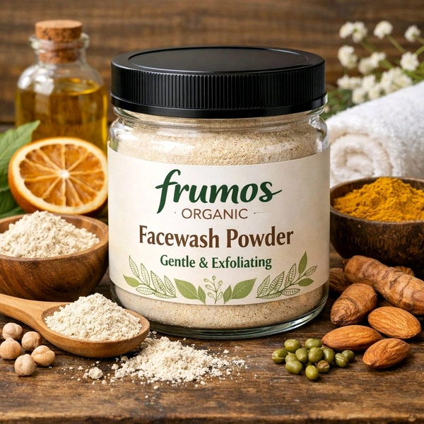 Frumos Organic Ayurvedic FACEWASH POWDER Alternate View