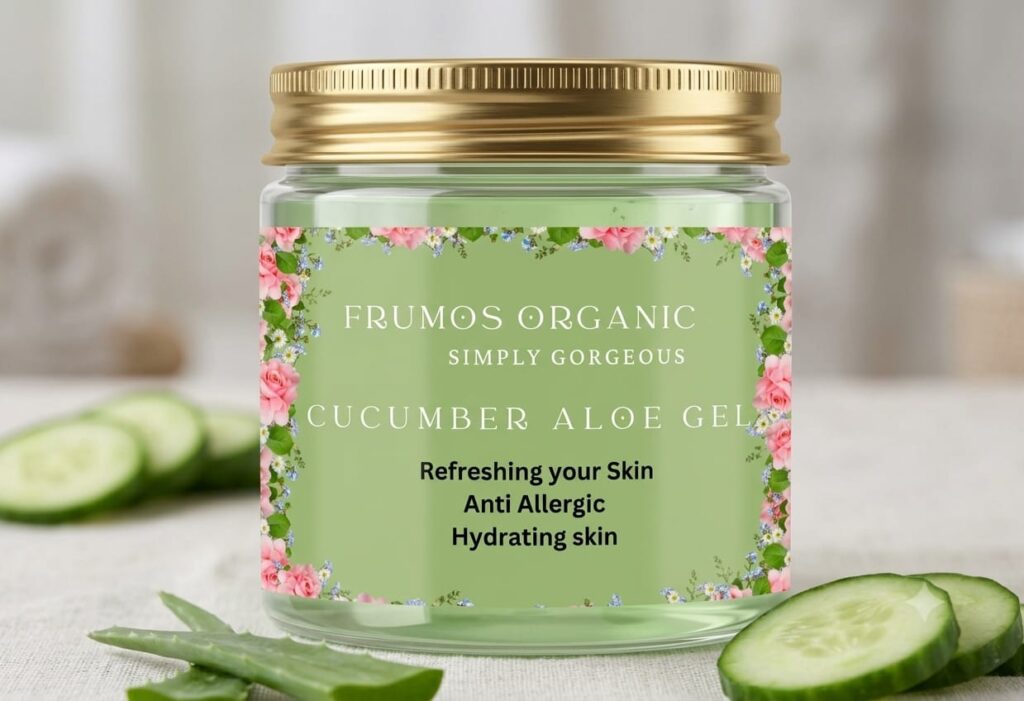 Frumos Organic Cucumber Tea Tree Aloevera Gel